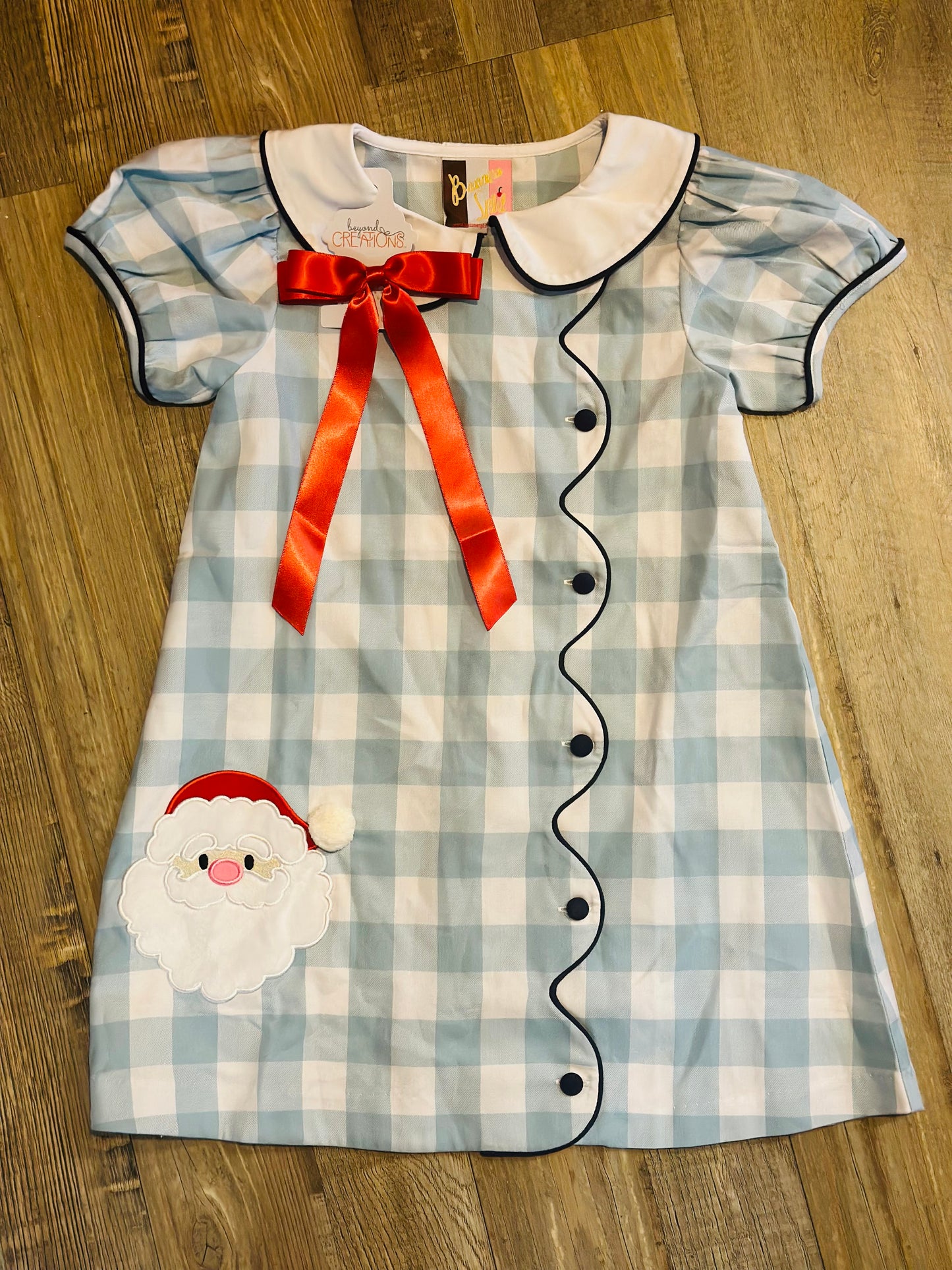 Santa 🧑‍🎄 Appliqué Dress