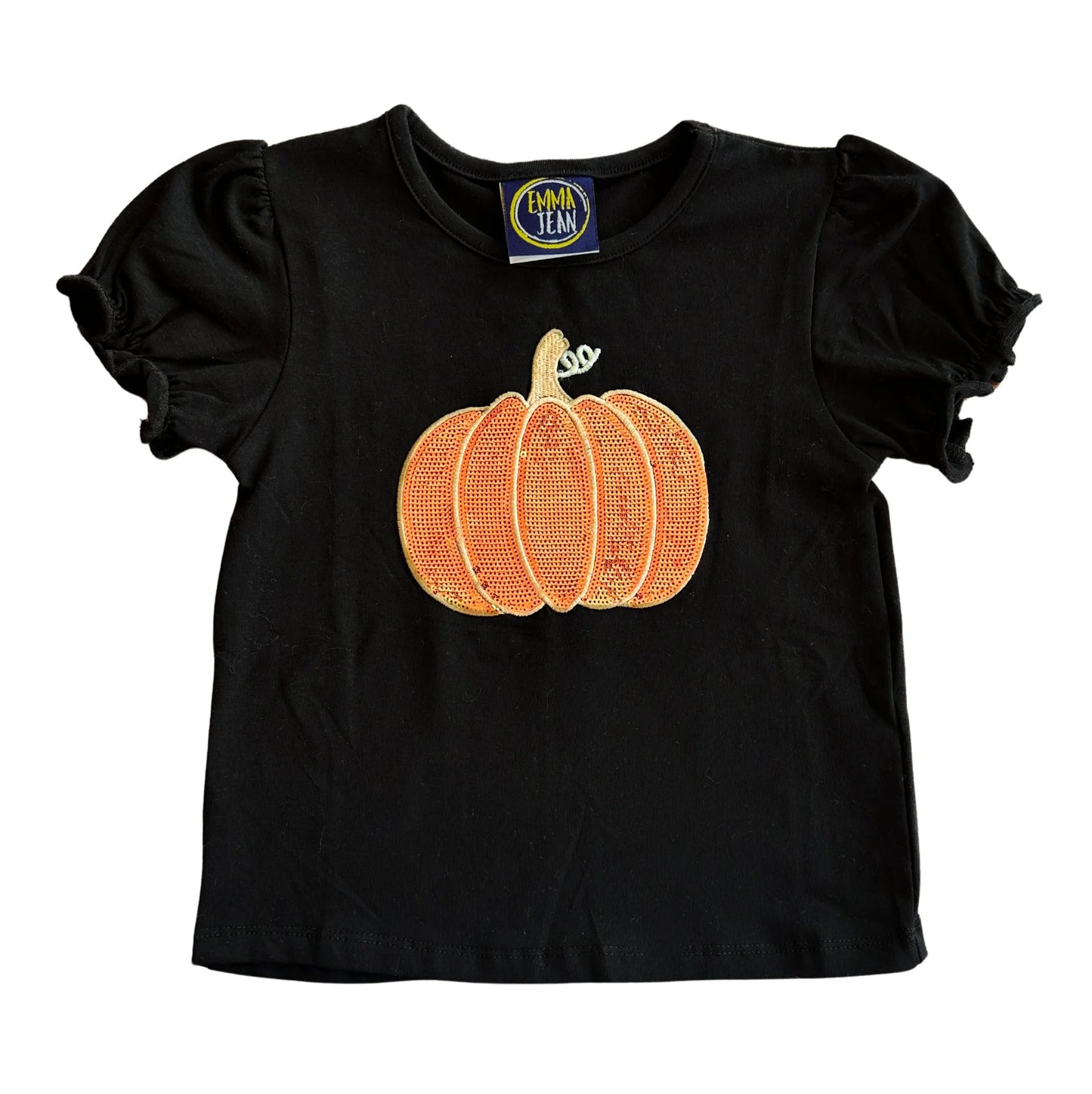 Sequin Pumpkin Tee Emma Jean