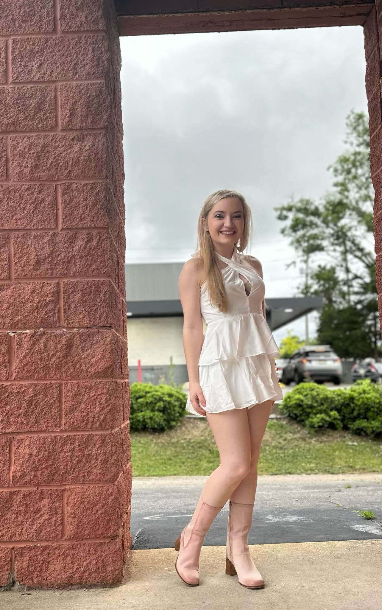 Classy white Romper