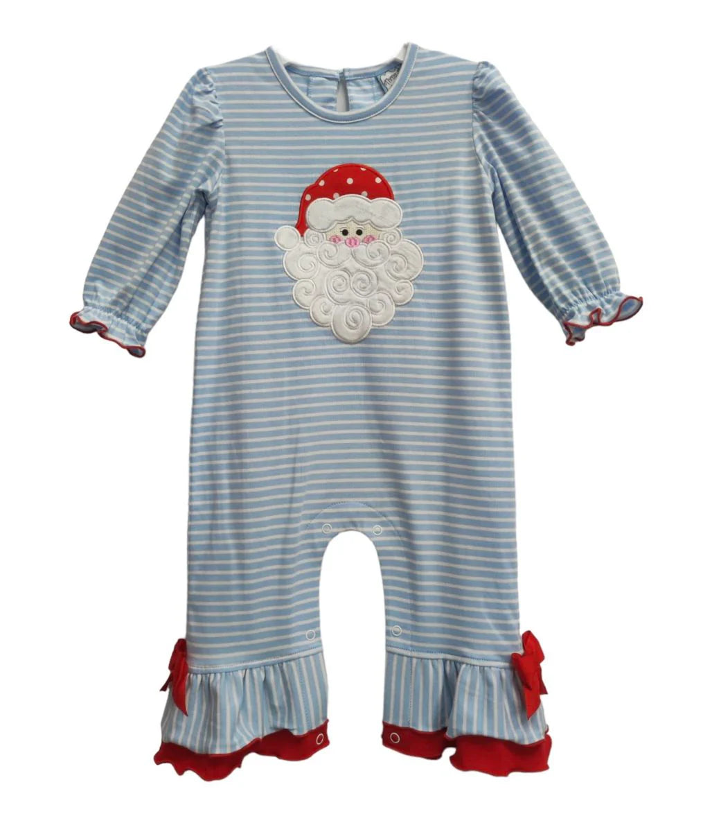 Three sisters Santa 🧑‍🎄 appliqué Romper