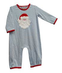 Three sisters Boys Santa Appliqué Romper